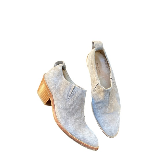 Rag & Bone Grey low ankle suede boot size 36 - Picture 1 of 8